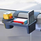 Universal Car Armrest Console Organizer with Phone Mount
