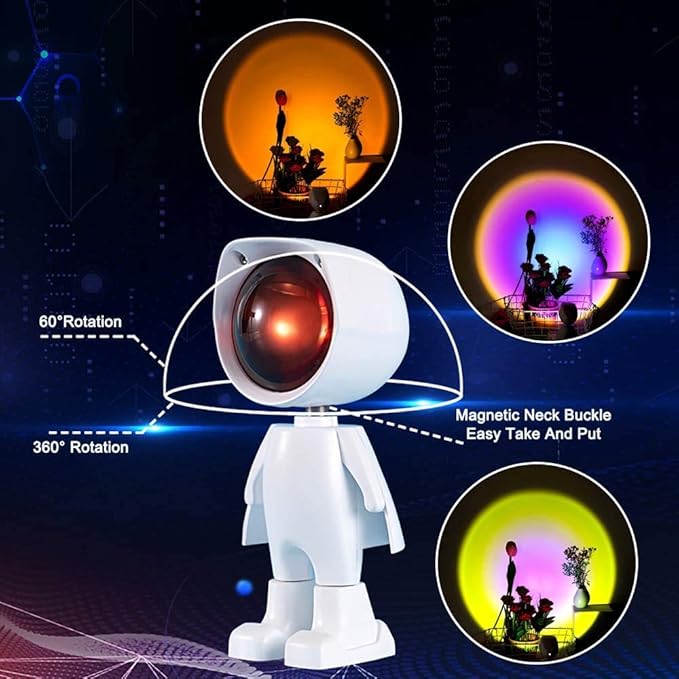 Mini Astronaut Sunset Projection Lamp
